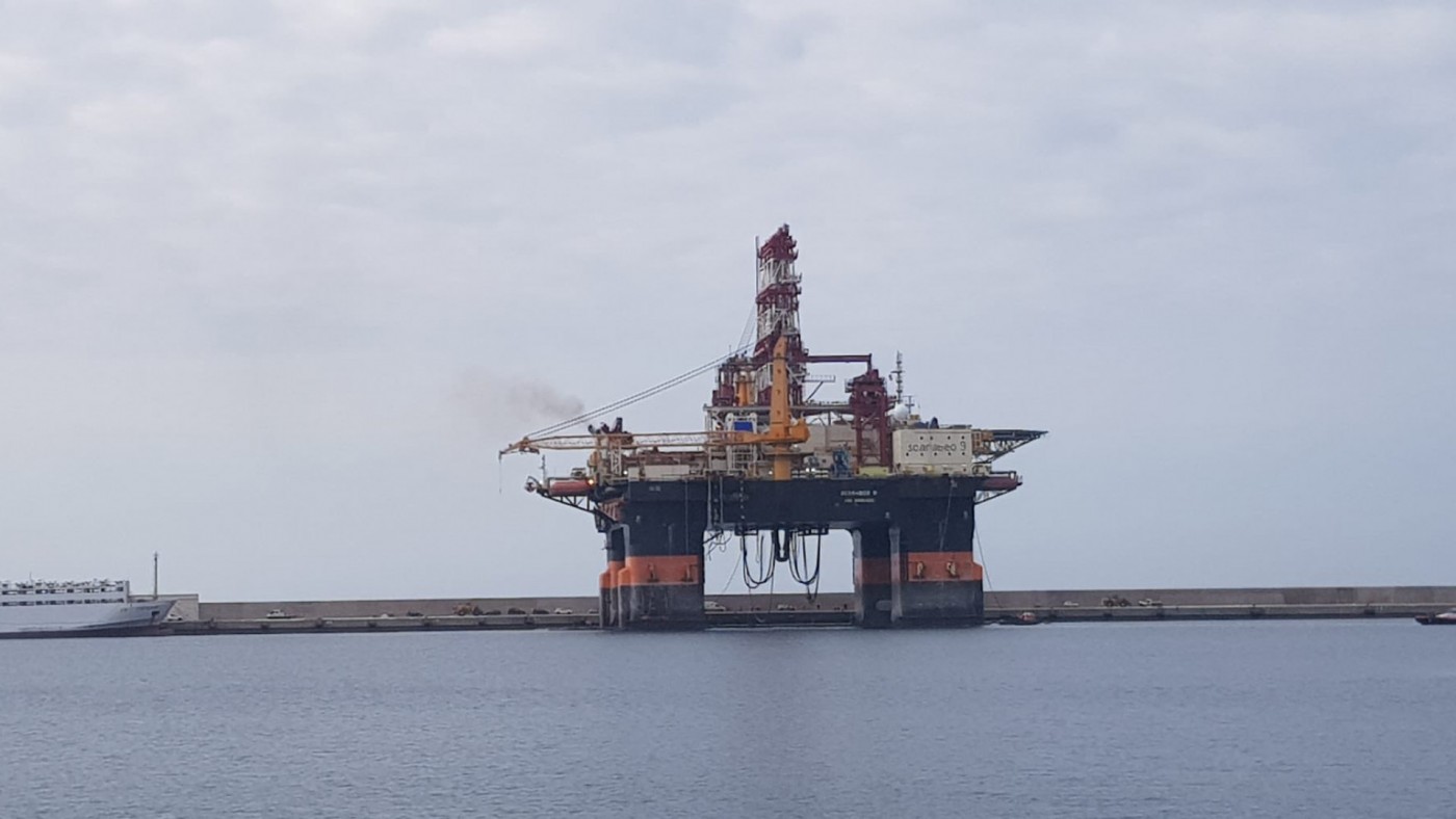 Plataforma Petrolífera en el Muelle de Escombreras