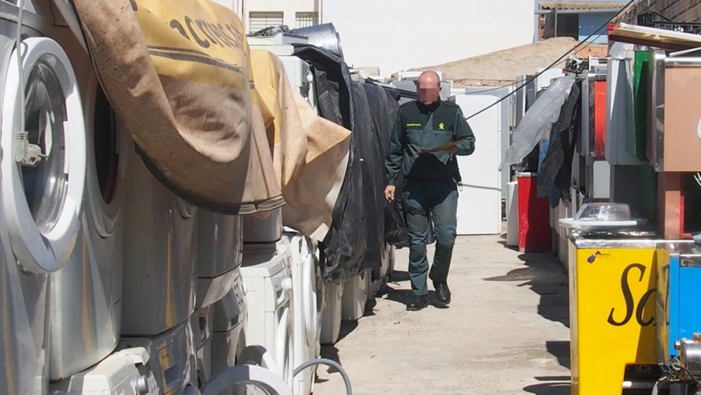 La Guardia Civil ha inmovilizado miles de resíduos en Las Torres
