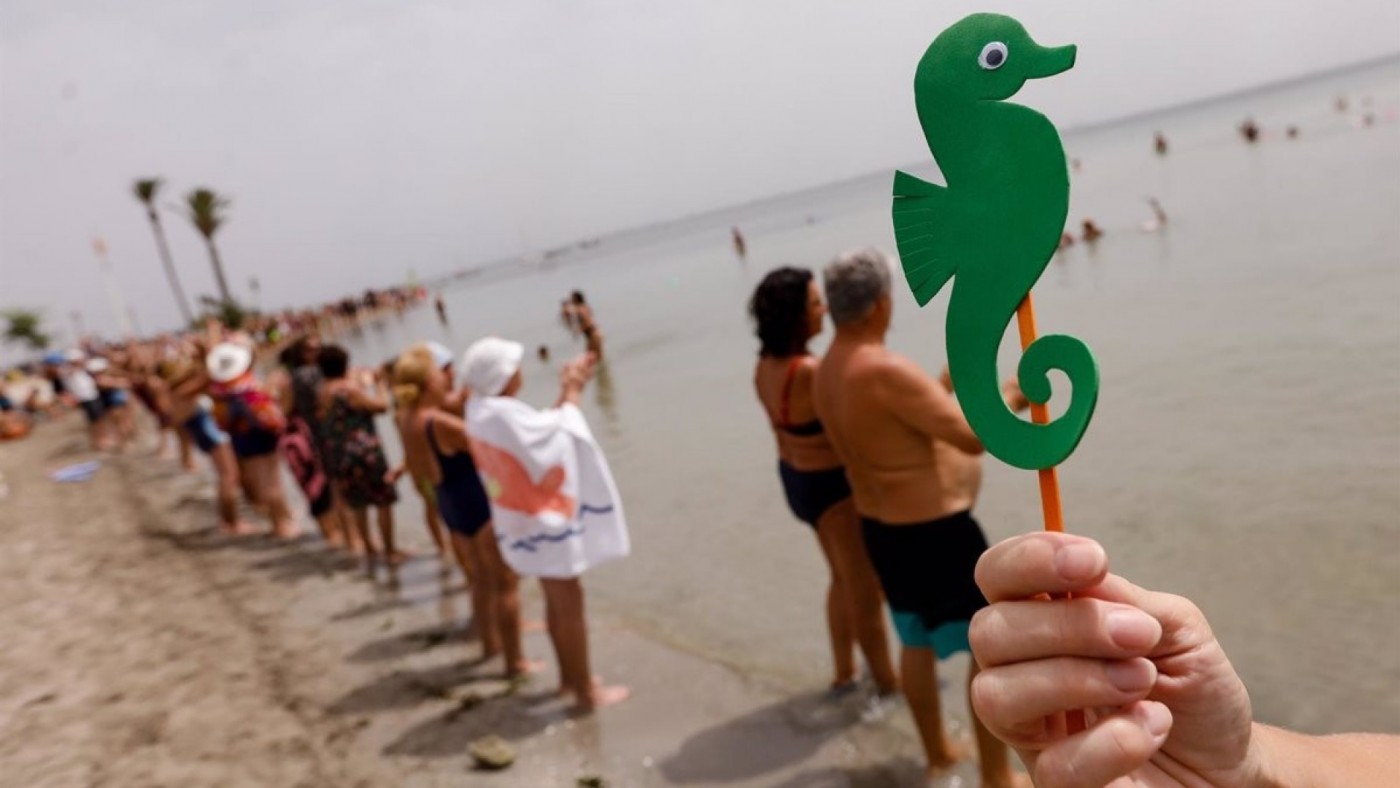 Una nueva DANA podría provocar un episodio de hipoxia en el Mar Menor