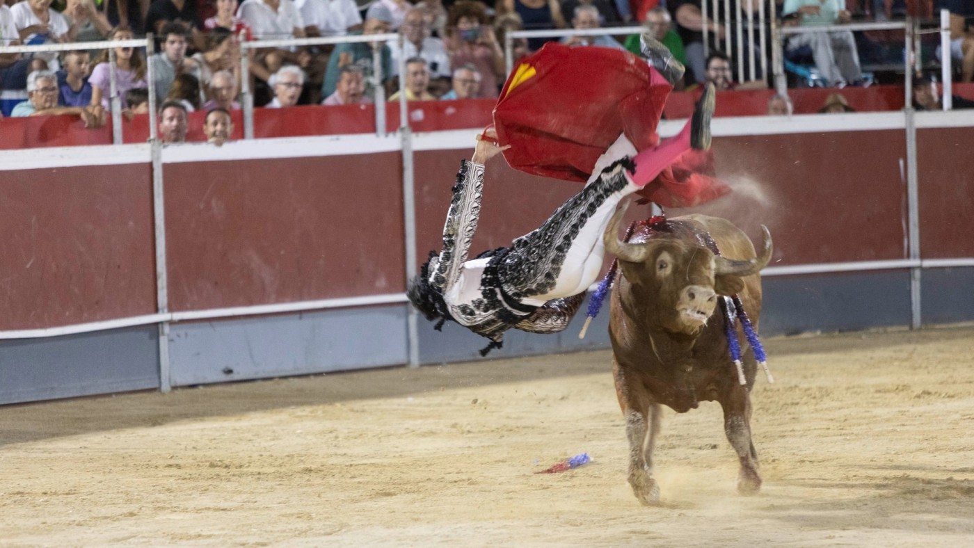 Segundo torero que sufre una cogida en la Feria del Arroz de Calasparra