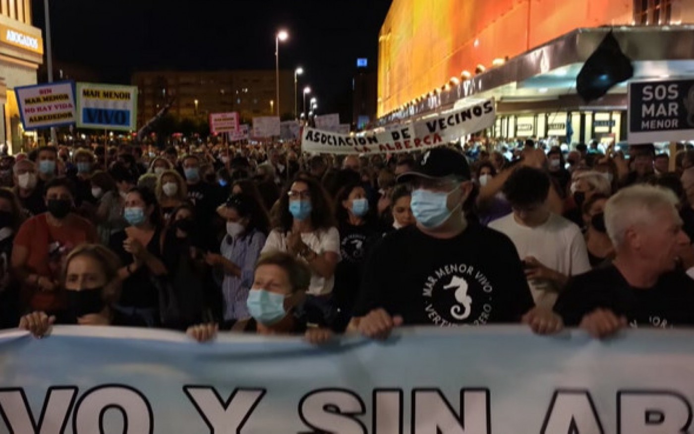 GALERÍA | Las imágenes de la manifestación #SOSMarMenor en Murcia