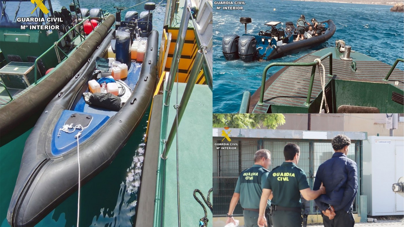 La Guardia Civil asegura que cuenta con medios "suficientes" para vigilar el litoral de la Región