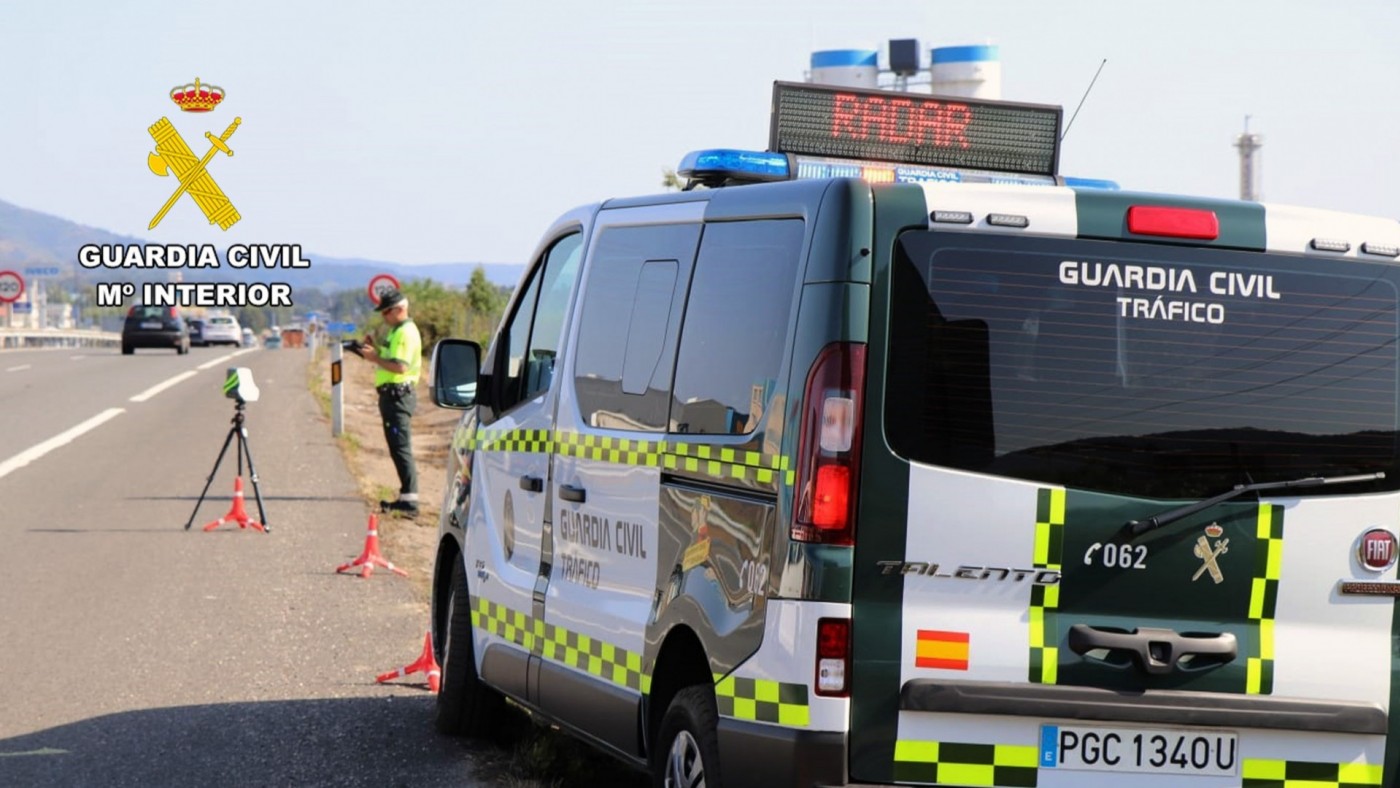 Denunciado un motorista que circulaba a 191 km/h en la autovía del Noroeste