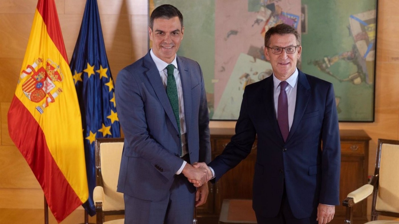 Sánchez quiere reunirse con Feijoó para pactar financiación autonómica, renovación del CGPJ y eliminar "disminuido" de la Constitución