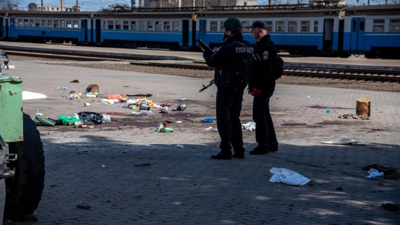 La UE acusa a Rusia de cometer un crimen de Guerra en Kramatorsk