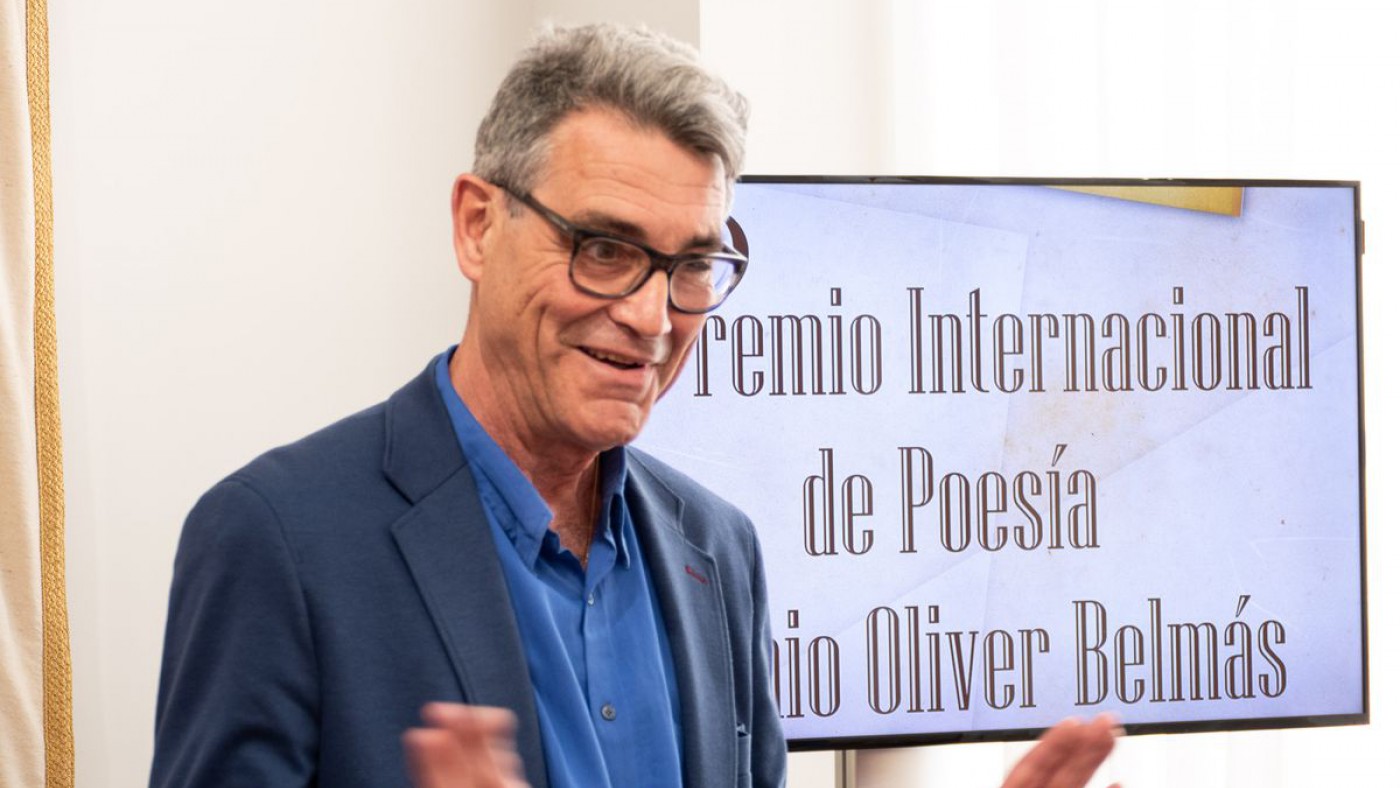 José Luis Vidal Carreras, ganador del premio 'Antonio Oliver Belmás'