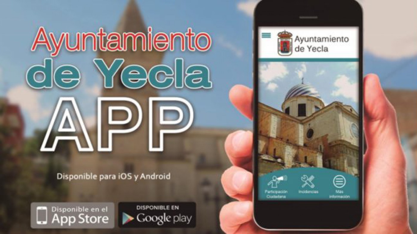 Nueva aplicación móvil del Ayuntamiento de Yecla