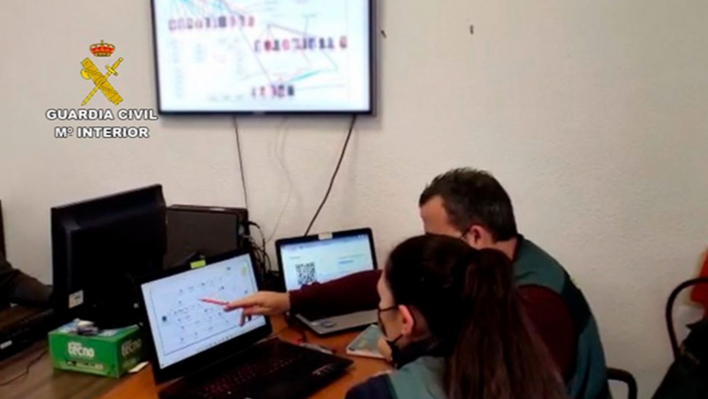 La Guardia Civil desarticula una red dedicada a cometer estafas bancarias mediante mensajes de texto