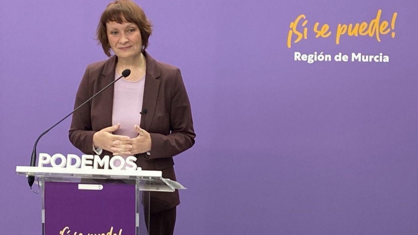 María Marín anuncia su candidatura para encabezar la lista autonómica de Podemos a la Asamblea Regional