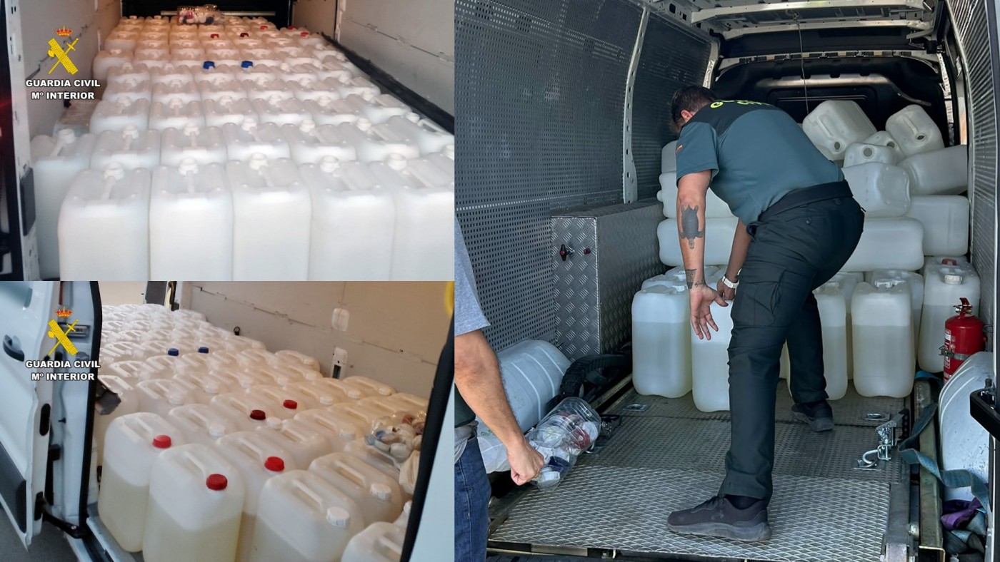 Dos detenidos con más de 700 litros de gasolina en una operación contra el 'petaqueo'