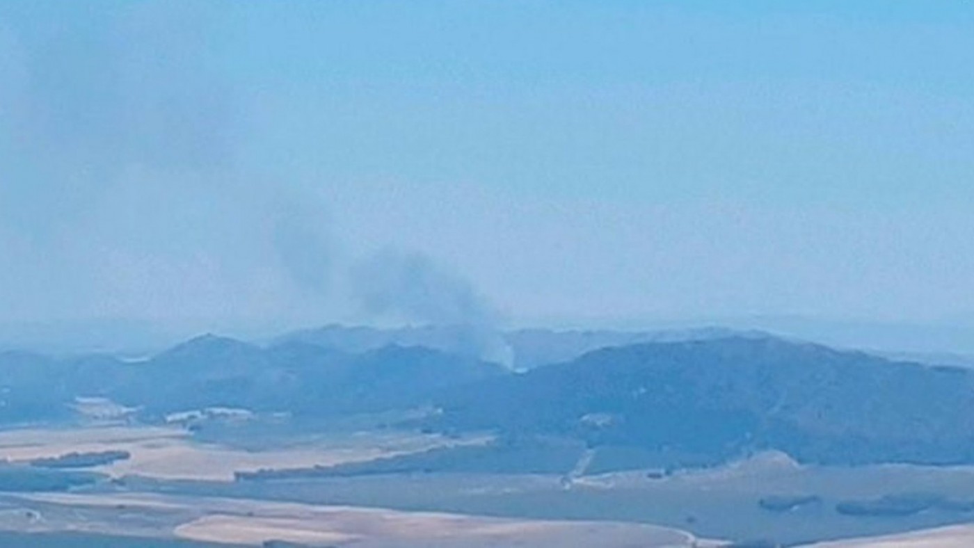 Incendio forestal en Tobarra: la Región de Murcia envía un helicóptero