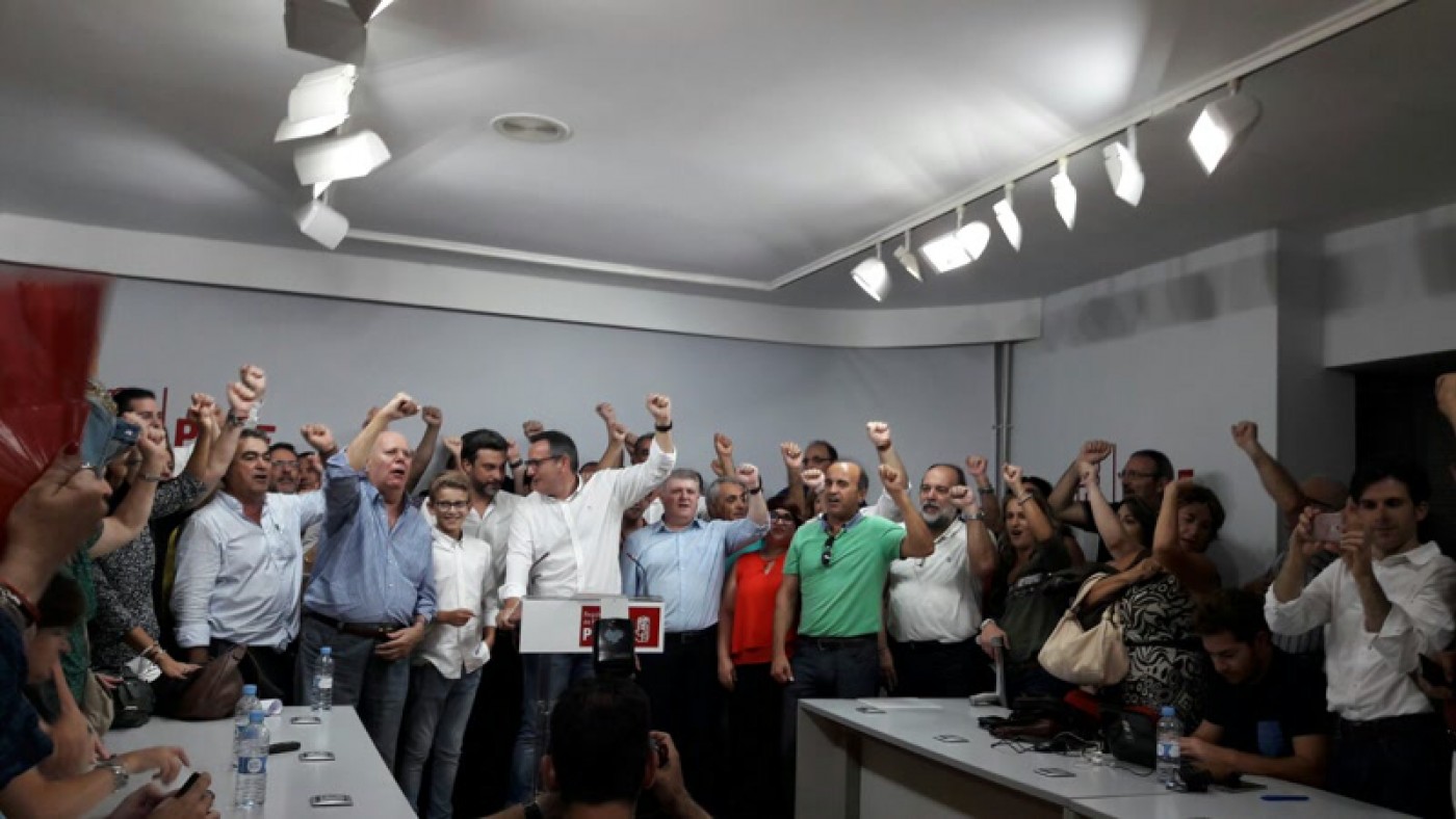 Diego Conesa tras ganar las primarias socialistas