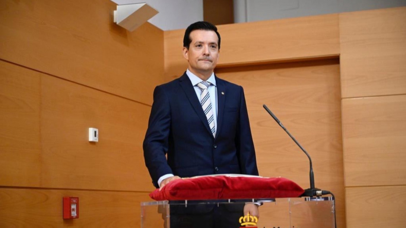 Pancorbo se fija entre sus objetivos recuperar la línea Cartagena-Chinchilla y la llegada del AVE a Cartagena y Lorca