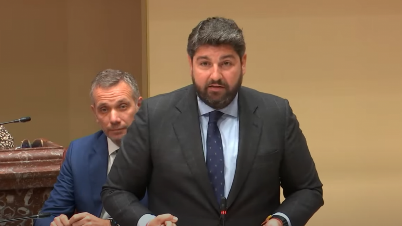 López Miras pide una entrevista con el presidente Sánchez para "frenar" el "atropello" del recorte del Trasvase