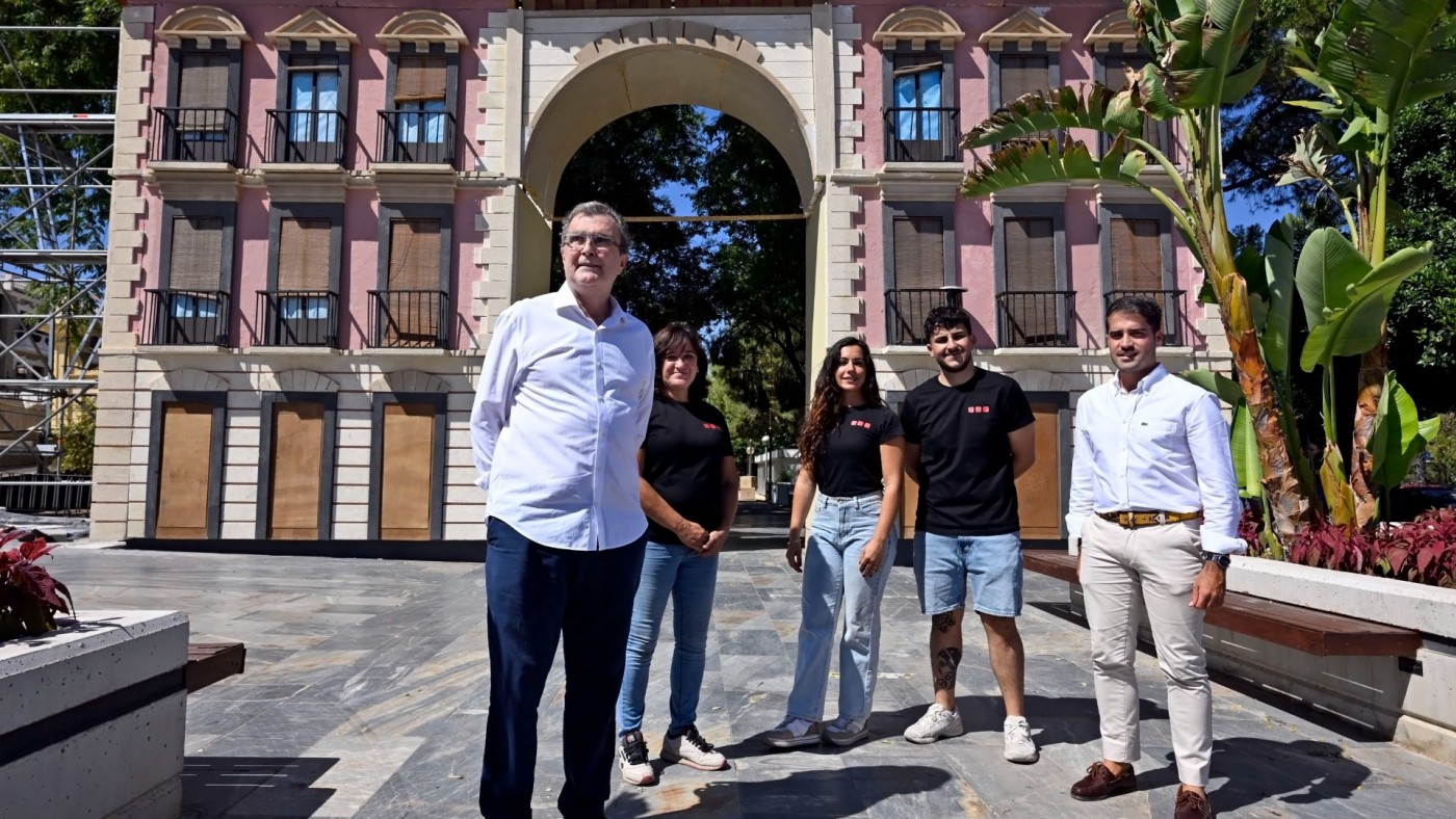 Una réplica a escala del convento de San Francisco será la puerta de entrada a la Feria de Murcia