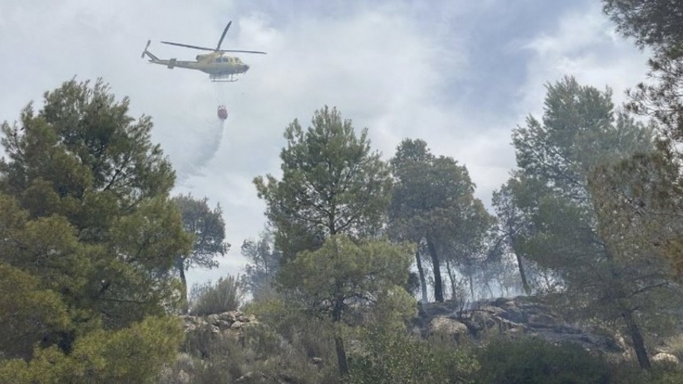 Extinguido el incendio de la Sierra de la Pila