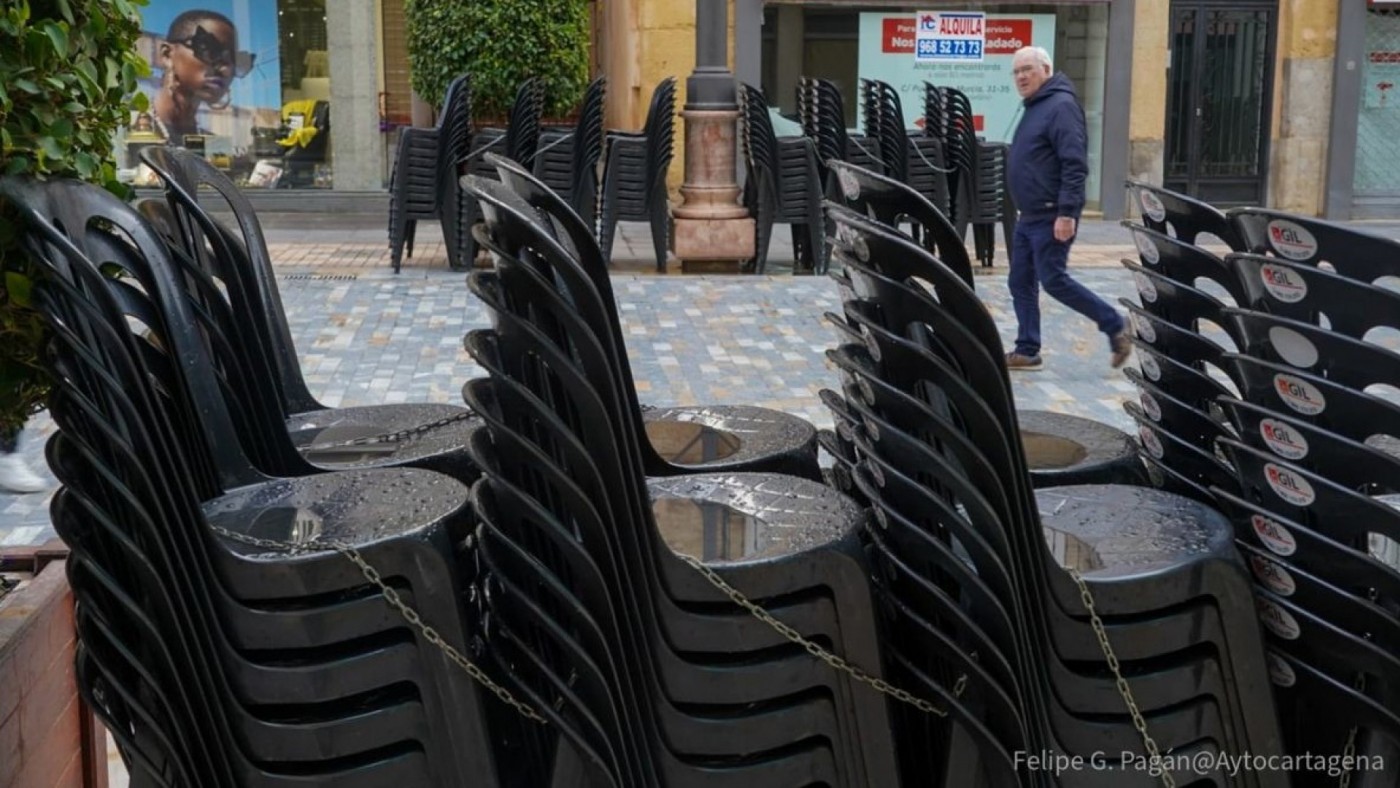 La venta de sillas para la Semana Santa de Cartagena se retrasa al 22 de marzo