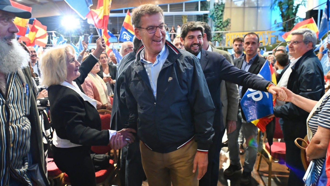López Miras insta a “unir el voto porque Vox ha reconocido que facilitaría un gobierno del PSOE y Podemos en la Región"