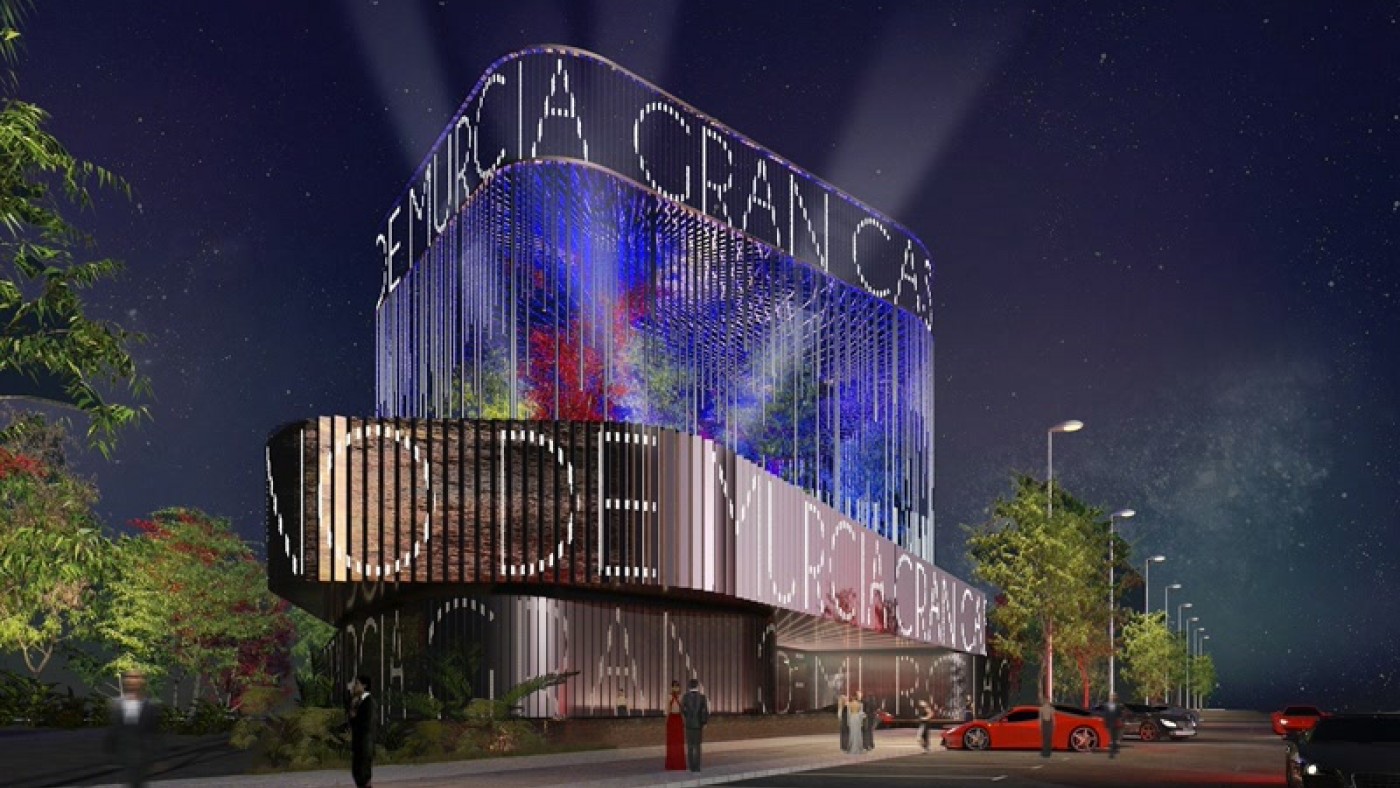 Recreación del futuro Gran Casino de Murcia
