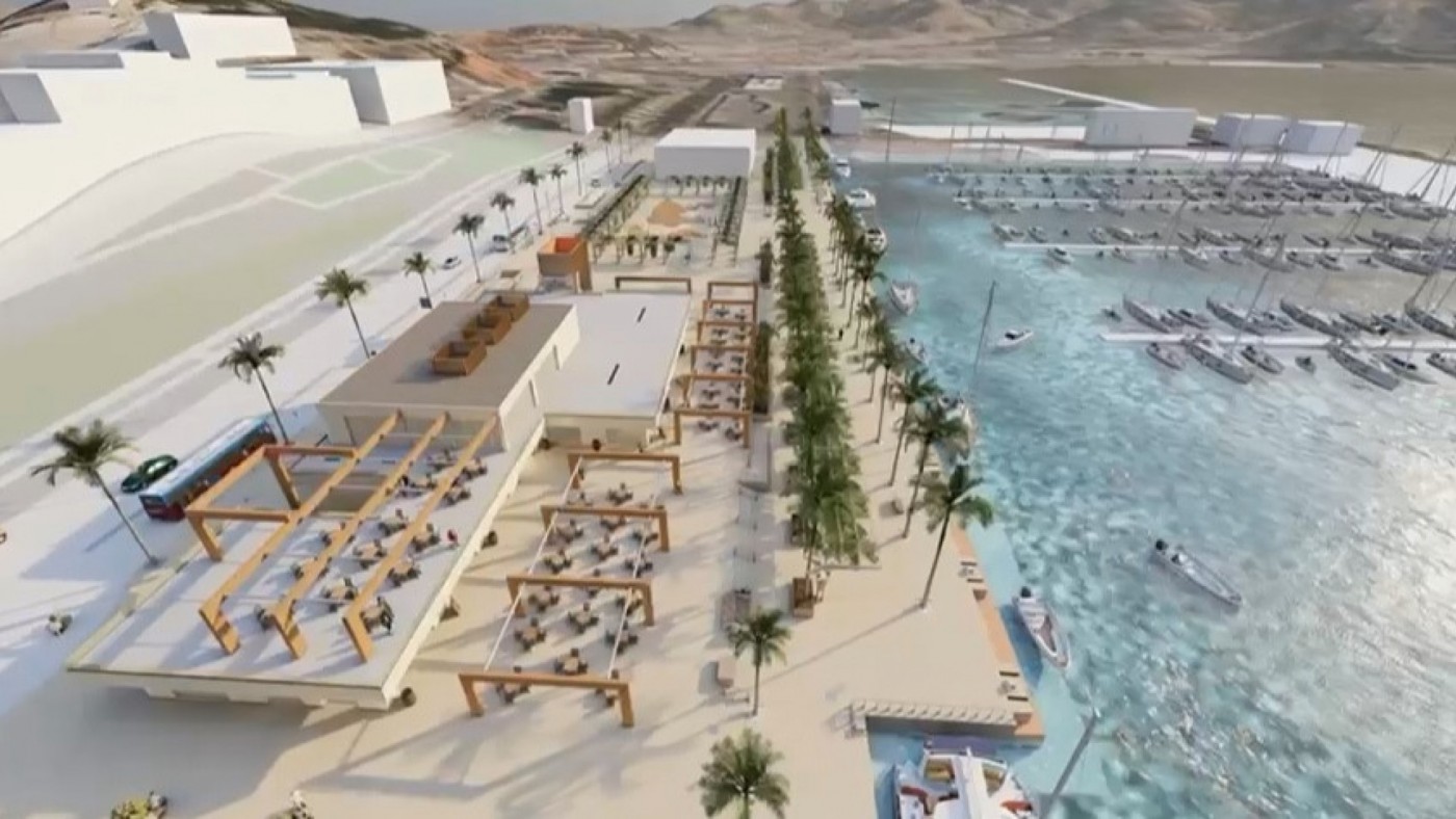El nuevo edificio de bares y restaurantes del puerto de Cartagena estará listo para agosto de 2022