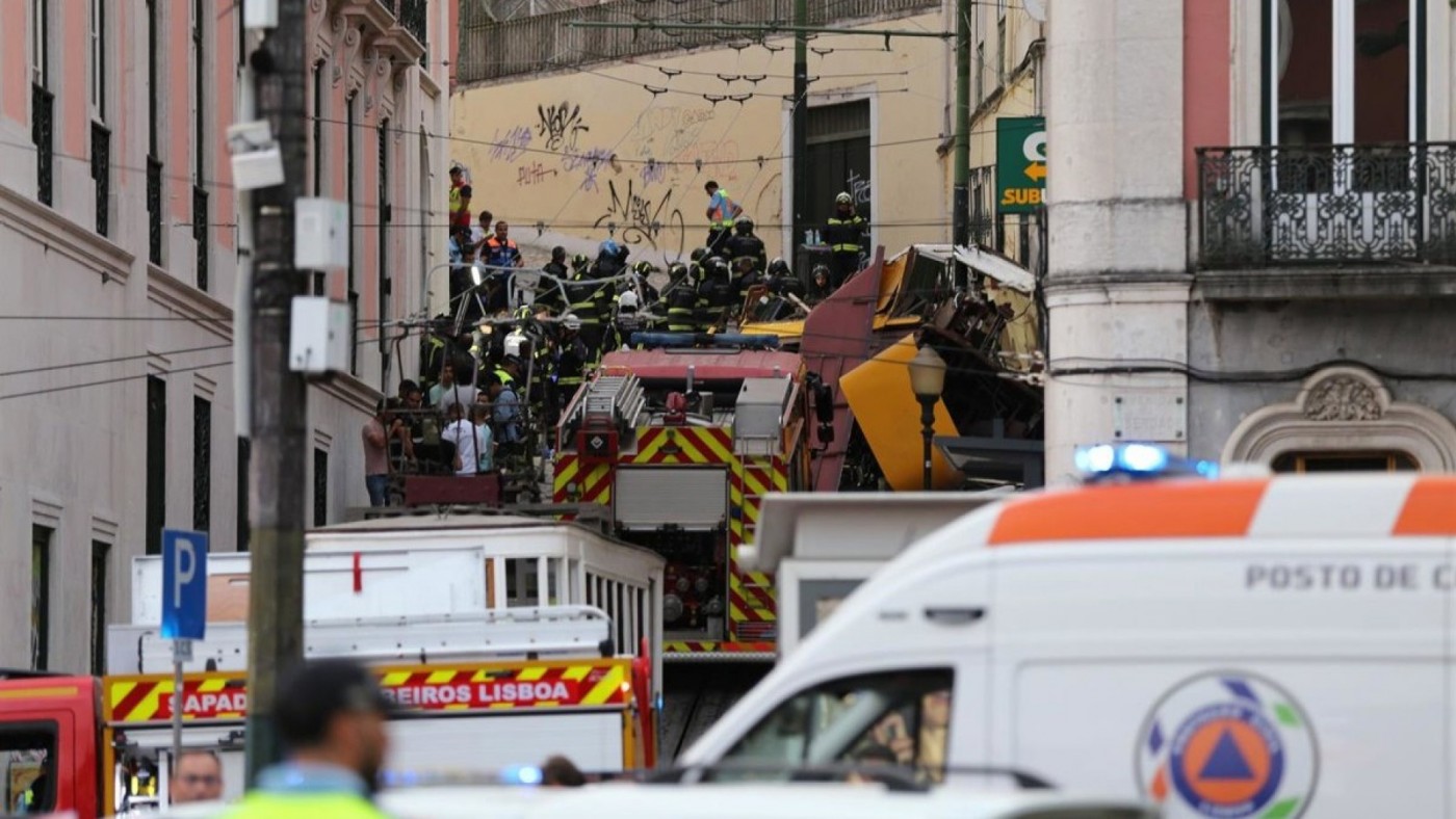 Dos españoles entre los heridos en el accidente del funicular en Lisboa