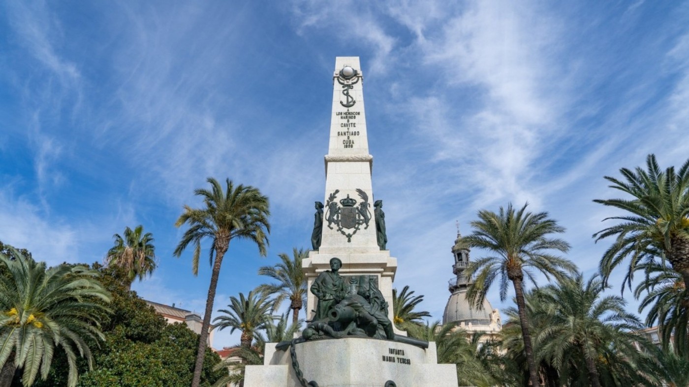 Cartagena conmemora el centenario del monumento a los Héroes de Cuba y Cavite 