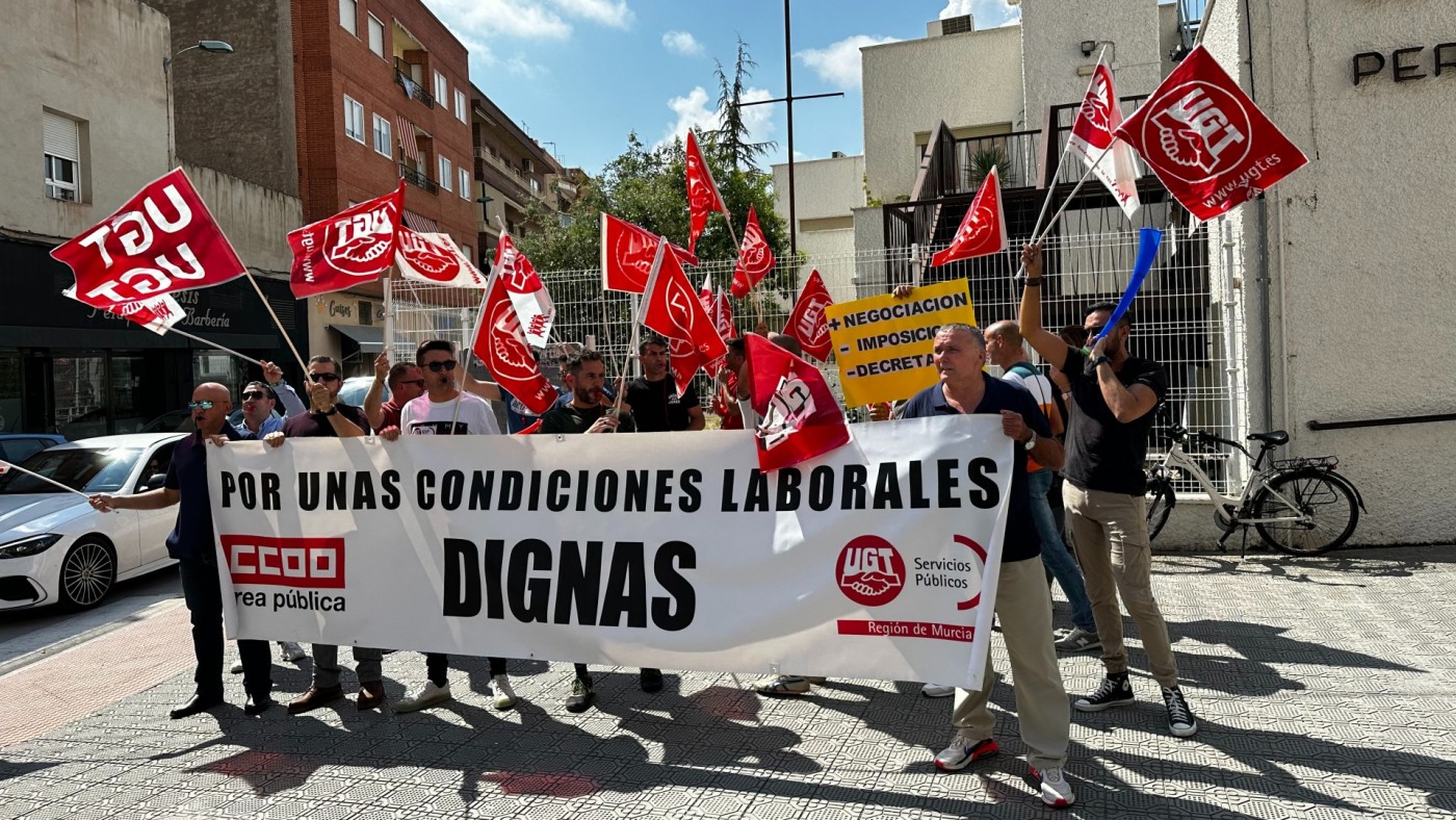 Policía Local de Caravaca vuelve a manifestarse para reivindicar condiciones laborales dignas