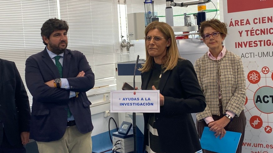 López Miras anuncia la mayor convocatoria de ayudas Saavedra Fajardo para atraer el mejor talento investigador a la Región