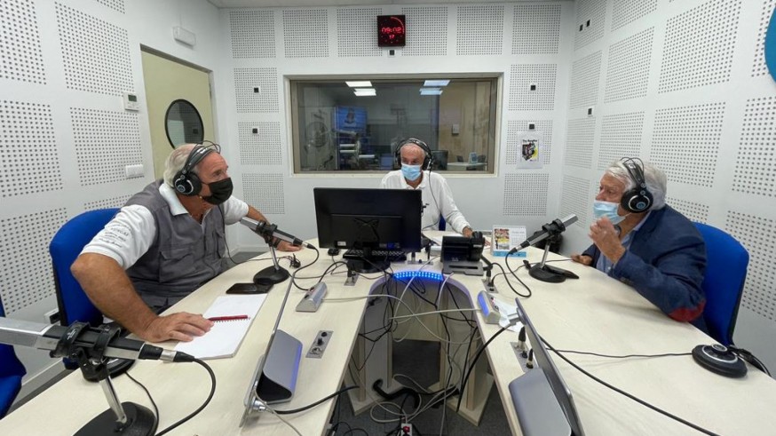 De izquierda a derecha, Juan Pedro Sánchez, Joaquín Azparren y Juan Guillamón. ASR
