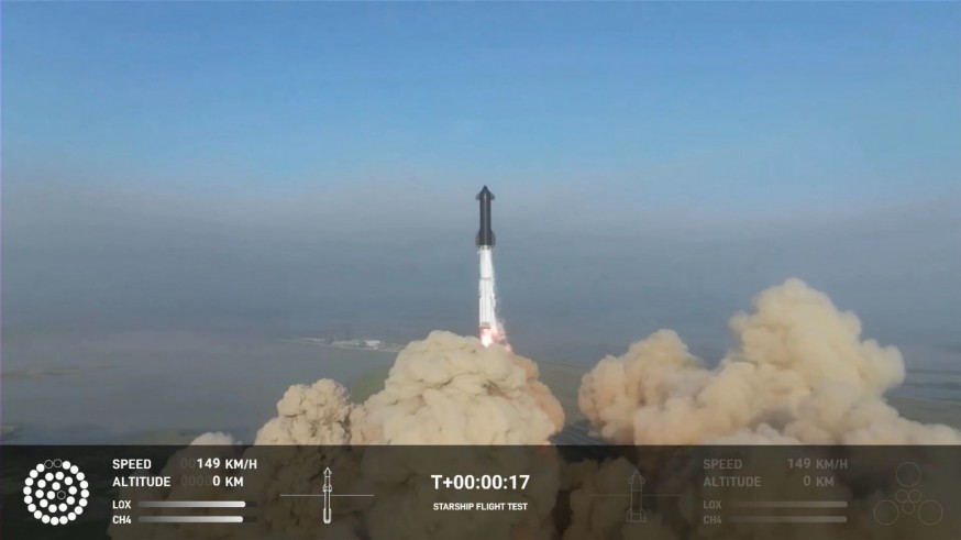 El supercohete con la nave Starship explota a los 4 minutos del despegue