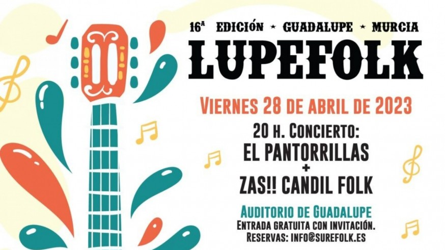 El Festival Lupefolk cumple 16 ediciones con Zas!candil en el cartel