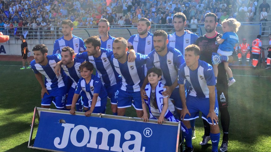 Alineación titular del Lorca FC (foto: ORM)