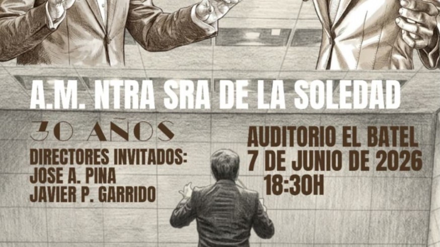 A bombo y platillo. Agrupación Musical Nuestra Señora de la Soledad de Molinos Marfagones