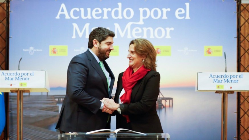 Teresa Ribera visita el jueves la Región de Murcia para dar cuenta del Marco de Actuaciones Prioritarias para recuperar el Mar Menor