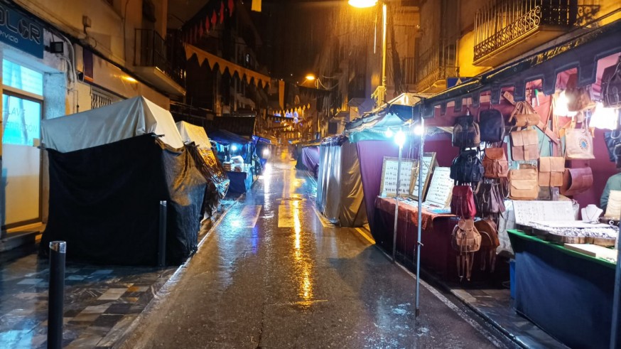 Hasta 75 litros se han recogido en Lorca, 65 en las tres últimas horas