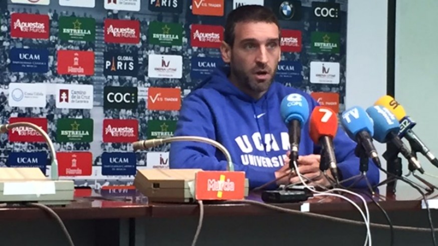 Ibon Navarro en rueda de prensa