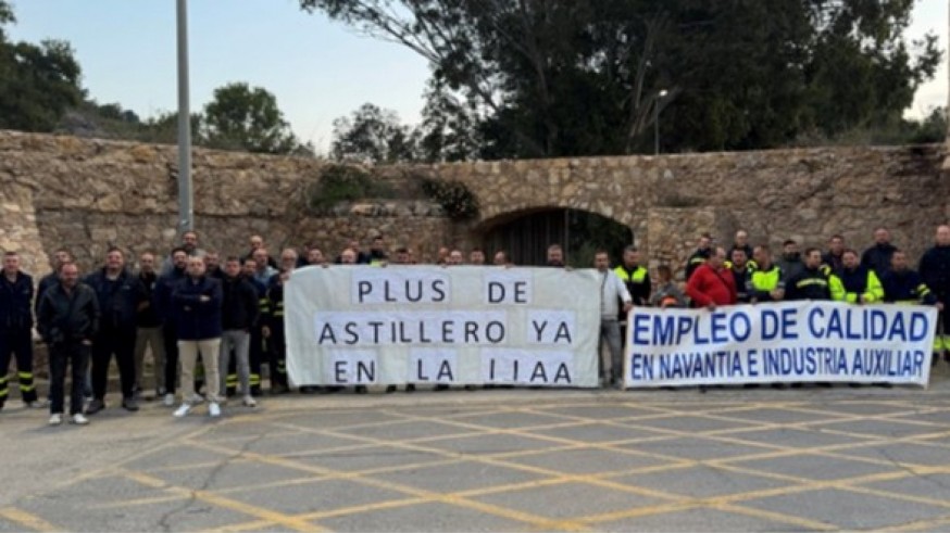 Descontento entre los trabajadores de las empresas auxiliares de Navantia