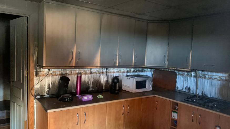 Estado en el que ha quedado la cocina