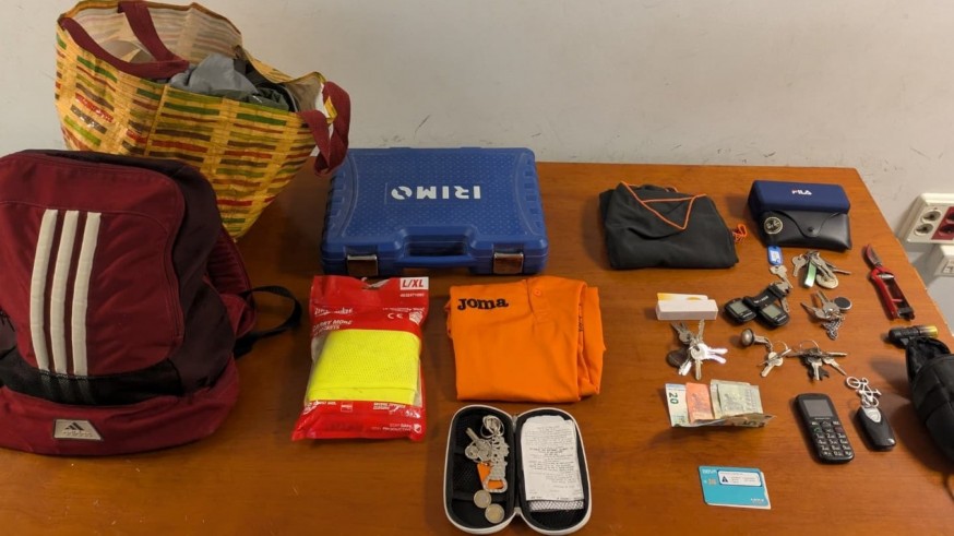 Sorprendido con el botín: detenido en Murcia tras robar en un coche estacionado