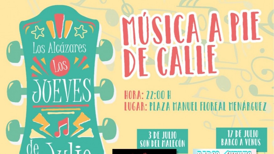 La ‘Música a pie de calle’ regresa a Los Alcázares este jueves 3 de julio