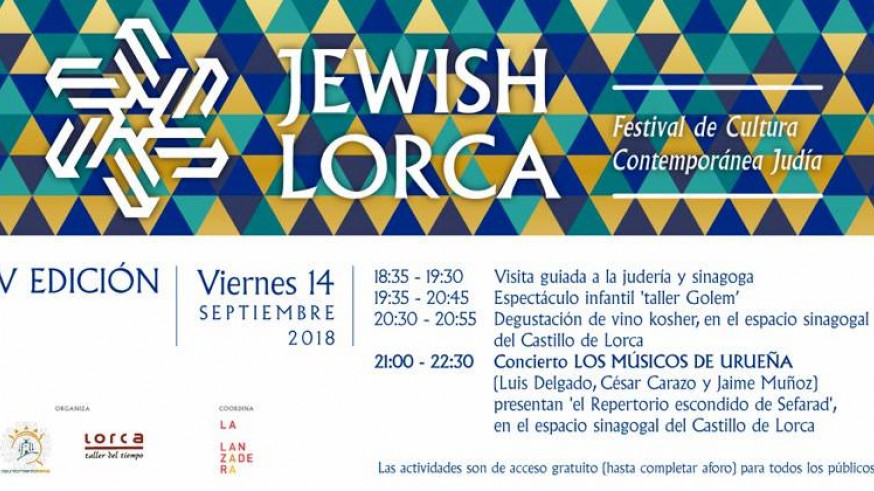 Cartel del Festival Jewish Lorca 