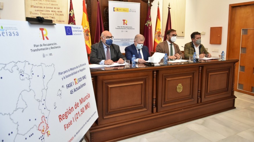 Lorca y Alhama de Murcia modernizarán regadíos con fondos europeos 'Next Generation'