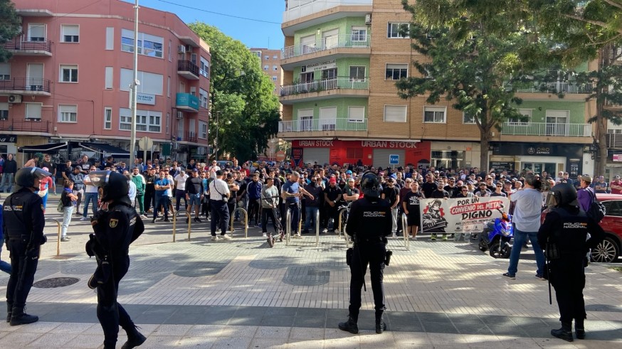 Cinco detenidos por la huelga del metal