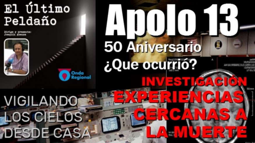 50 años del Apolo13. Investigación clínica en ECM. Vigilando el cielo (desde casa).