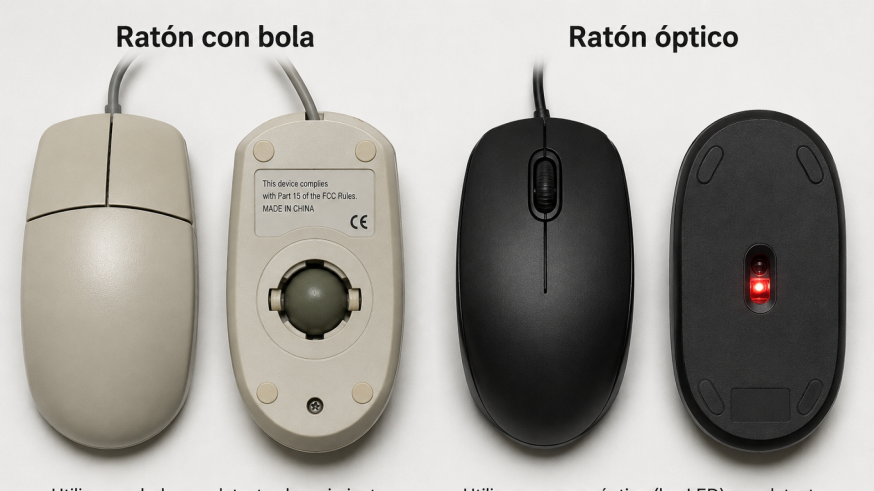Del rodillo a la visión artificial: la asombrosa evolución tecnológica del ratón