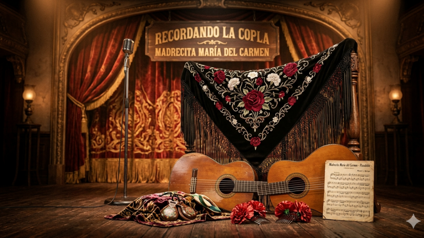 Inmaculada frente ceñida de laurel