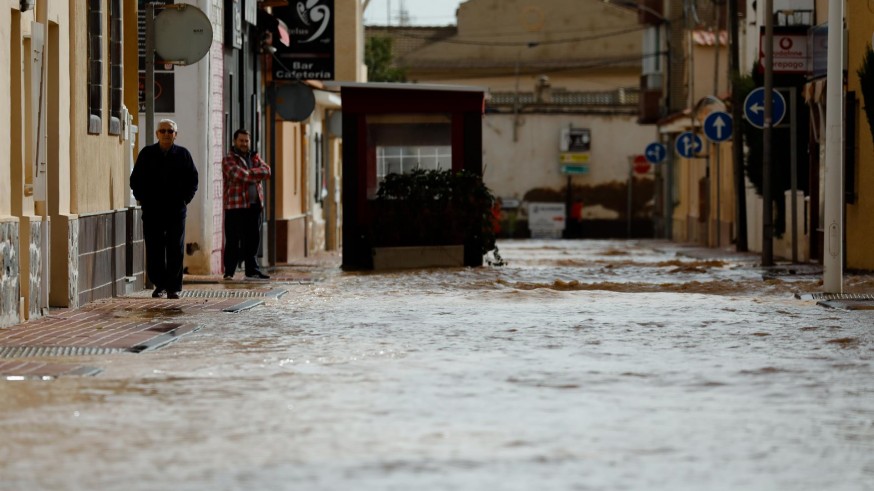 Inundaciones en El Mojón, San Pedro del Pinatar