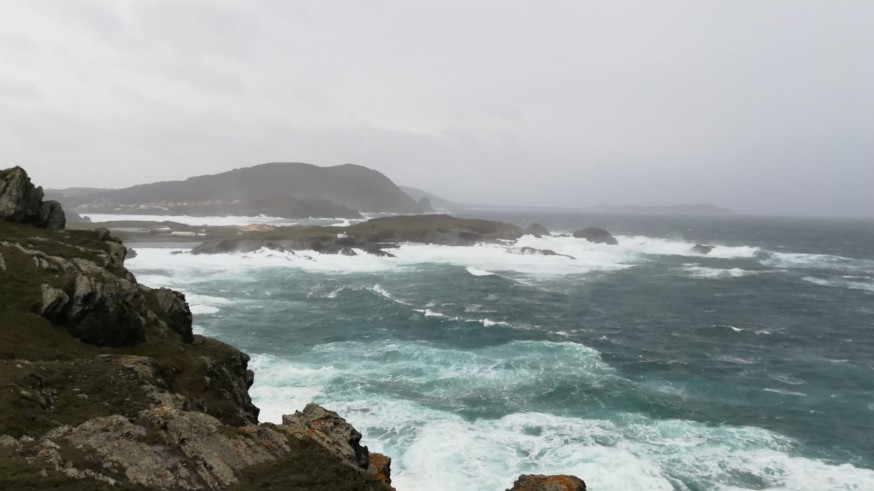 temporal en la costa