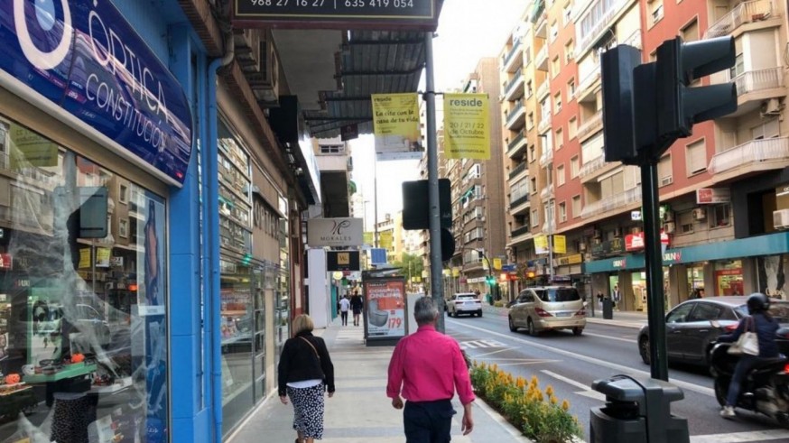 El pequeño comercio languidece en la ciudad de Murcia