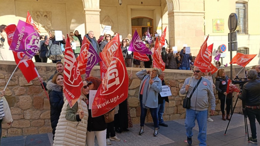 Las limpiadoras de Limusa protestan ante el aumento de carga de trabajo